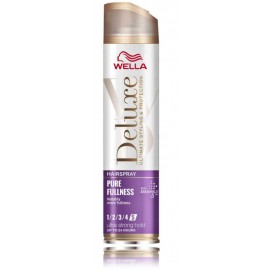 Wella Deluxe Pure Fullness ypač stiprios fiksacijos plaukų lakas