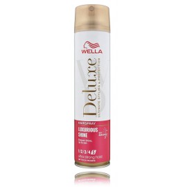 Wella Deluxe Luxurious Shine Hairspray spindesio suteikiantis ypač stiprios fiksacijos plaukų lakas