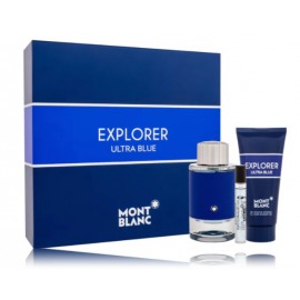 Mont Blanc Explorer Ultra Blue rinkinys vyrams (100 ml. EDP + 7,5 ml. EDP + 100 ml. dušo gelis)