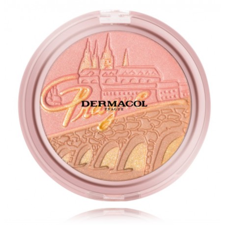 Dermacol Bronzing And Highlighting Powder With Blush bronzinė ir šviesinanti pudra su skaistalais