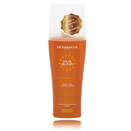 Dermacol Solar Intense Body Bronze Accelerator įdegį skatinantis pienelis 200 ml.