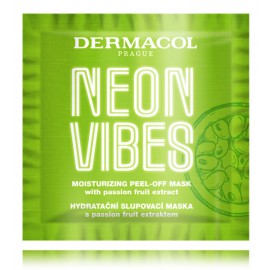 Dermacol Neon Vibes Moisturizing Peel-Off Mask drėkinanti nulupama kaukė veidui