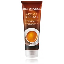 Dermacol Aroma Ritual Shower Gel Coffee Shot stimuliuojantis dušo gelis