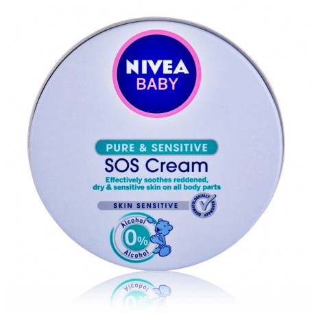 NIVEA Baby Emollient Soothing S.O.S. kremas kūdikiams