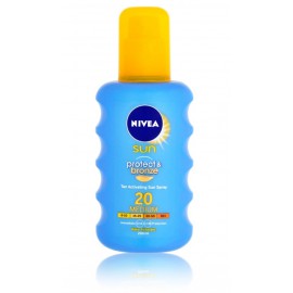 Nivea Sun Protect & Bronze purškiklis nuo saulės su SPF20