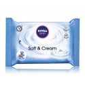 Nivea Baby Soft & Cream drėgnos kūdikių servetėlės