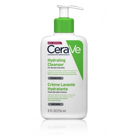 CeraVe Hydrating Cleanser drėkinamasis veido prausiklis normaliai/sausai odai
