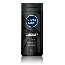 Nivea Men Deep Clean Shower Gel dušo gelis vyrams
