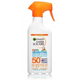 Garnier Ambre Solaire Kids Sensitive Advanced SPF50+ apsauginis purškiamas losjonas nuo saulės vaikams