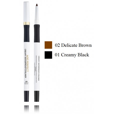 L'oreal Paris Age Perfect Creamy Waterproof Eyeliner vandeniui atsparus pieštukas akims 1,2 g.