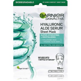 Garnier Hyaluronic Aloe Serum Tissue Mask drėkinanti lakštinė veido kaukė