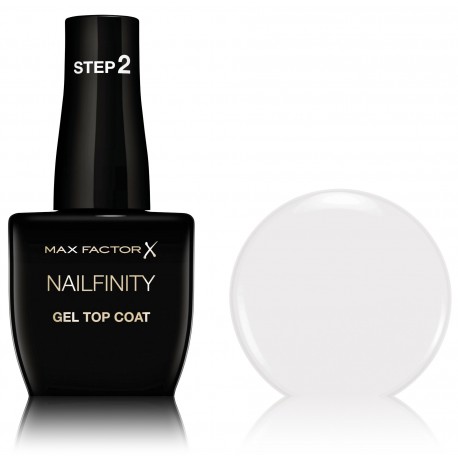 Max Factor Nailfinity Gel Top Coat viršutinis nagų lako sluoksnis