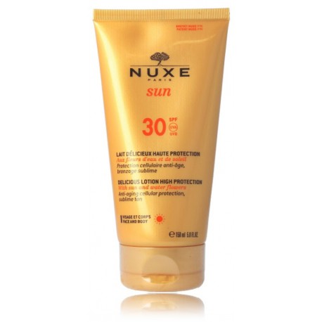 Nuxe Sun Delicious SPF30 apsauginis pienelis nuo saulės veidui ir kūnui