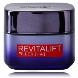 L'oreal RevitaLift Filler naktinis veido kremas nuo raukšlių 50 ml.