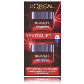 L'oreal RevitaLift Laser X3 veido priežiūros rinkinys (50 ml. dieninis kremas + 50 ml. naktinis kremas)