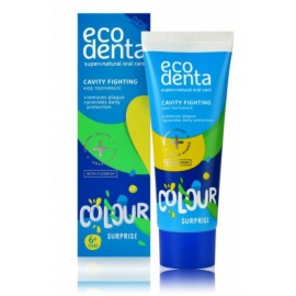 Ecodenta Toothpaste Cavity Fighting Color Surprise 6+ dantų pasta vaikams