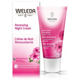 Weleda Wild Rose glotninantis naktinis kremas mažinantis raukšles