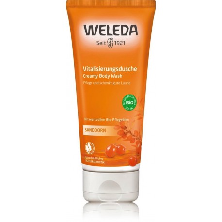 Weleda Sea Buckthorn kūno prausiklis su šaltalankiais