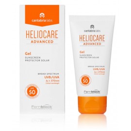 Heliocare Advanced Gel Sunscreen SPF50 apsauginis veido kremas nuo saulės