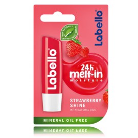 Labello Fruity Shine Strawberry blizgus lūpų balzamas