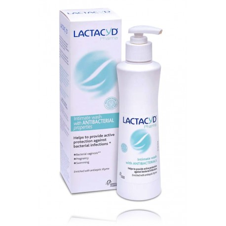 Lactacyd Pharma Antibacterial Gel antibakterins intymios higienos prausiklis