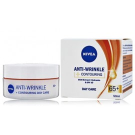 Nivea Anti Wrinkle + Contouring 65+ Day Cream dieninis veido kremas nuo raukšlių