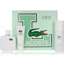 Lacoste Eau de Lacoste L.12.12. Blanc rinkinys vyrams (100 ml. EDT + 50 ml. dušo gelis + 150 ml. purškiamas dezodorantas)