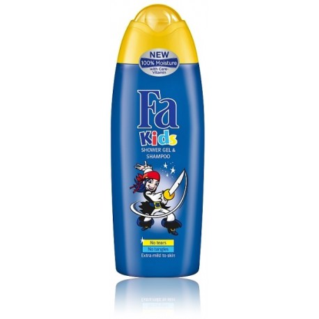 Fa Kids Pirates Shower Gel & Shampoo 2in1 šampūnas ir dušo gelis vaikams