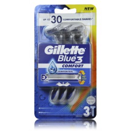 Gillette Blue 3 Comfort vienkartiniai skustuvai