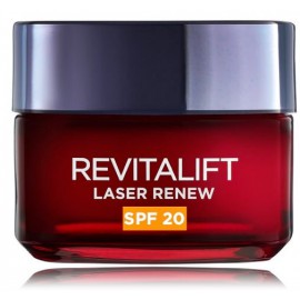 Loreal RevitaLift Laser Renew dieninis veido kremas su SPF20 50 ml.