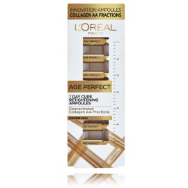 L´Oreal Age Perfect 7 Day Cure stangrinančios kolageno ampulės brandžiai odai