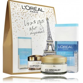 L'oreal Age Specialist 65+ rinkinys veido priežiūrai (50 ml. dieninis kremas + 125 ml. makiažo valiklis)