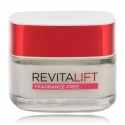 Loreal Revitalift Anti-Wrinkle Fragrance Free dieninis veido kremas nuo raukšlių be kvapų