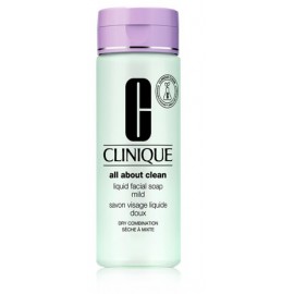 Clinique Liquid Facial Soap skystas muilas veidui (sausai/mišriai odai) 200 ml.