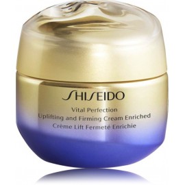 Shiseido Vital Perfection Uplifting & Firming Cream Enriched stangrinantis veido kremas sausai odai