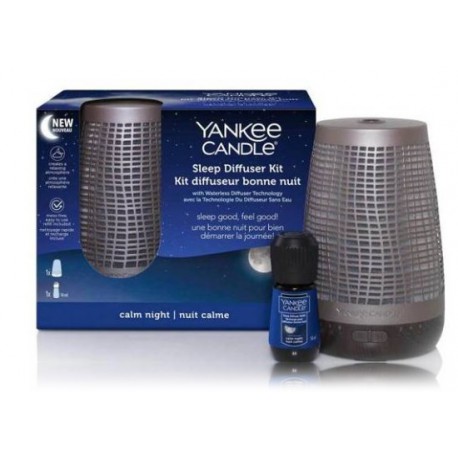 Yankee Candle Sleep Diffuser Kit difuzoriaus rinkinys (difuzorius + 14 ml. aromatas difuzoriui)