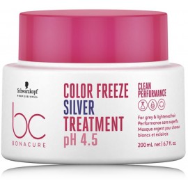 Schwarzkopf Professional BC Bonacure Color Freeze Silver Treatment pH 4.5 atkuriamoji kaukė dažytiems plaukams
