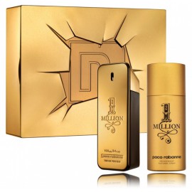 Paco Rabanne 1 Million rinkinys vyrams ( 100 ml. EDT + 150 ml. purškiamas dezodorantas)