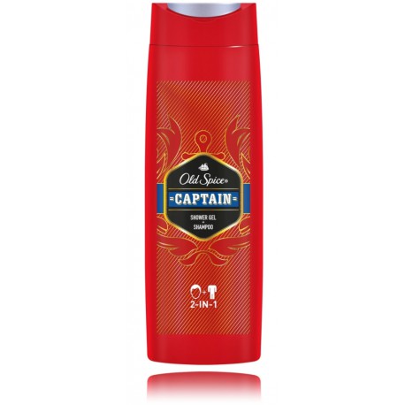 Old Spice Captain dušo gelis ir šampūnas vyrams