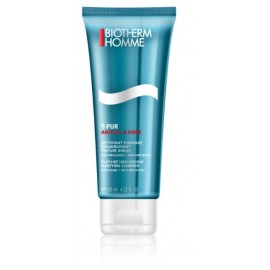 Biotherm Homme T-PUR Anti Oil & Shine Cleansing Gel valomasis veido gelis vyrams