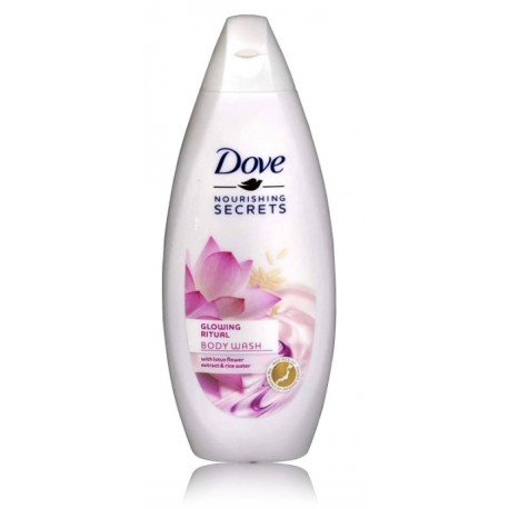 Dove Nourishing Secrets Glowing Ritual Lotus Flower Extract & Rice Water kūno prausiklis