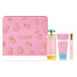 Prada Candy Sugar Pop rinkinys moterims (80 ml. EDP + 10 ml. EDP + 75 ml. kūno losjonas)