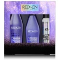 Redken Color Extend Blondage rinkinys šviesintiems plaukams (šampūnas 300 ml. + kondicionierius 250 ml. + priemonė plaukams 150 ml.)