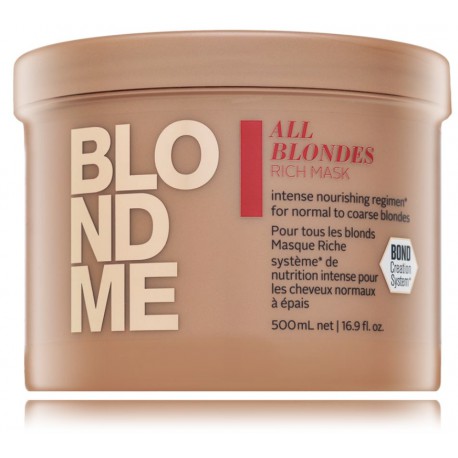 Schwarzkopf Professional Blondme All Blondes Rich intensyviai maitinanti kaukė šviesiems plaukams