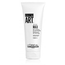 Loreal Professionnel Tecni Art Fix Max itin stiprios fiksacijos gelis 200 ml.