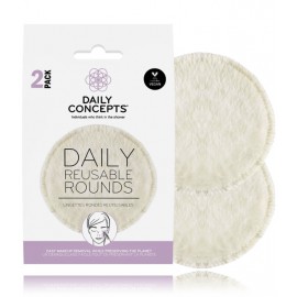 Daily Concepts Daily Reusable Rounds daugkartinio naudojimo makiažo valymo diskeliai