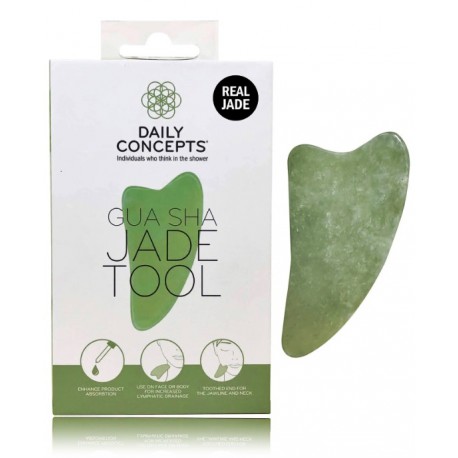 Daily Concepts Gua Sha Jade Tool nefrito akmuo veido odos masažui