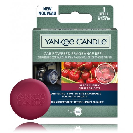 Yankee Candle Black Cherry Car Fragrance Refill automobilio difuzoriaus papildymas