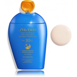 Shiseido Sun Protector SPF30 SynchroShield apsauginis losjonas veidui ir kūnui