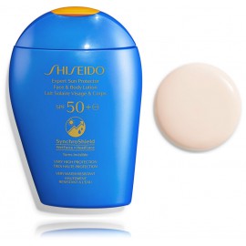 Shiseido Sun Protector SPF50+ SynchroShield защитный лосьон для лица и тела